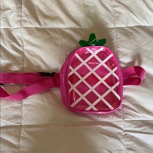 See thru pink fanny pack